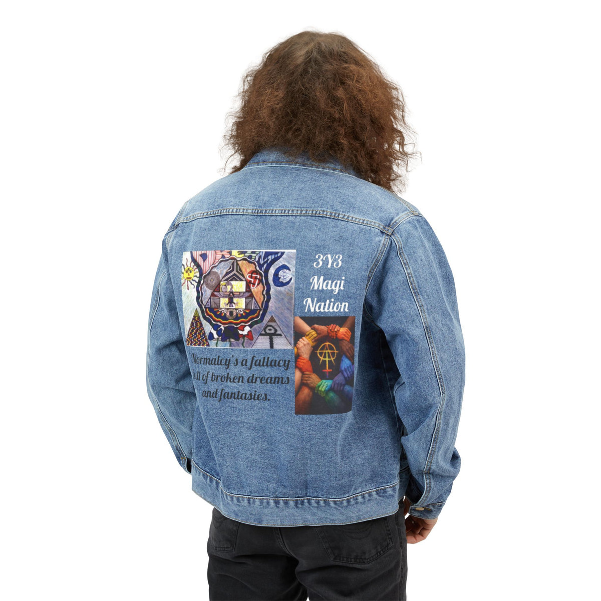E. 3Y3 Magi Nation Denim Jacket