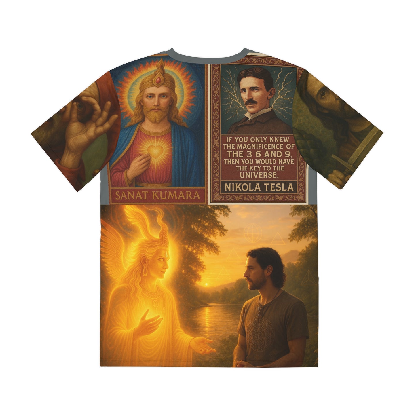 Numbers River Rabbit Hole Tee
