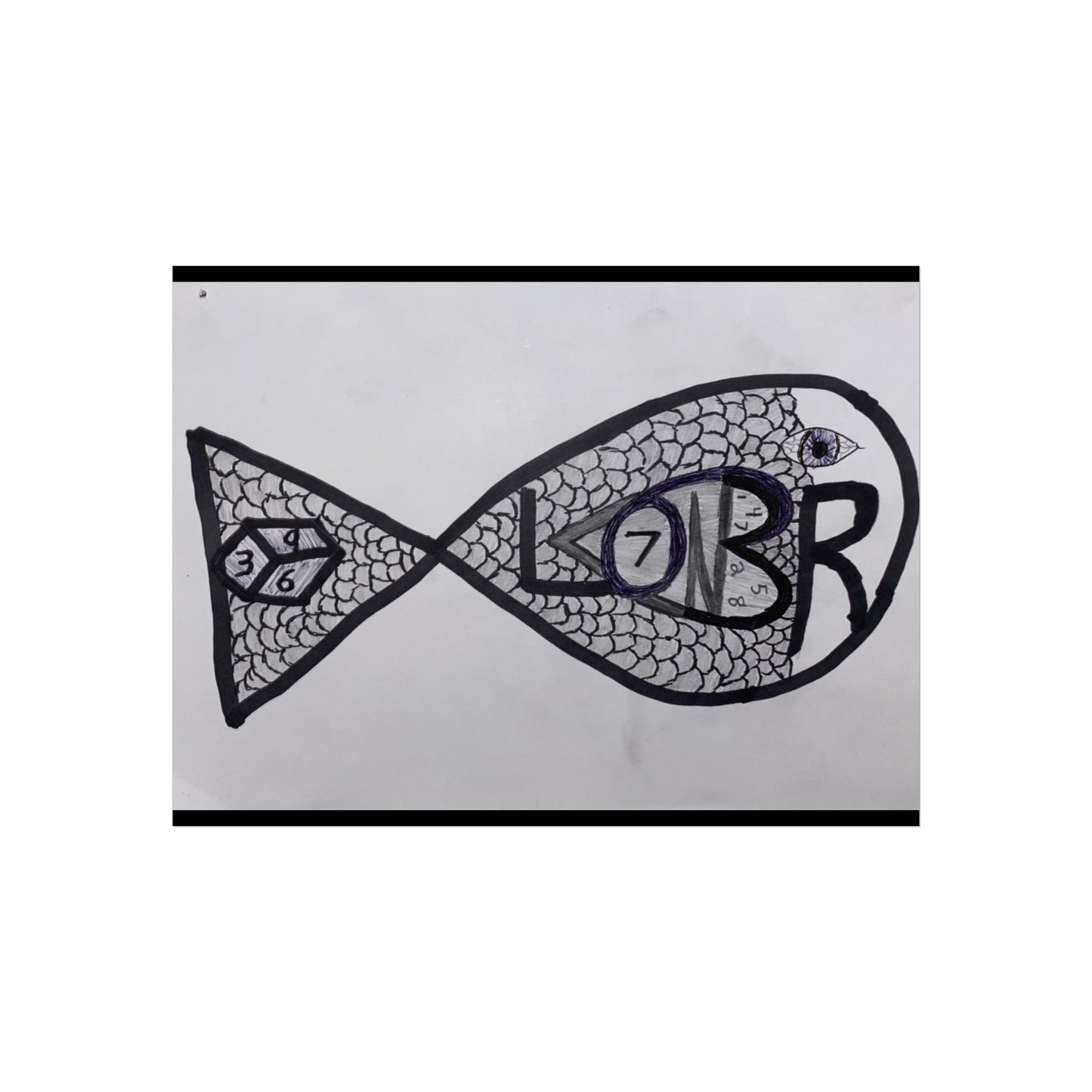 Loner Fish Art Posters