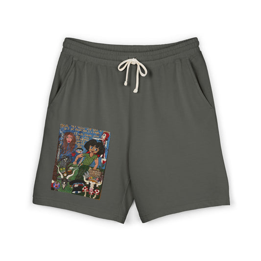 I. Pan-Dora Lightweight Fleece Sweat Shorts