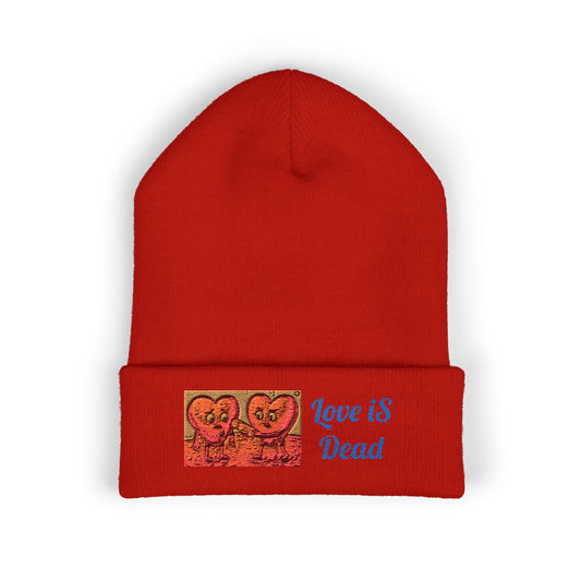 W. Blue Love iS Dead Beanie