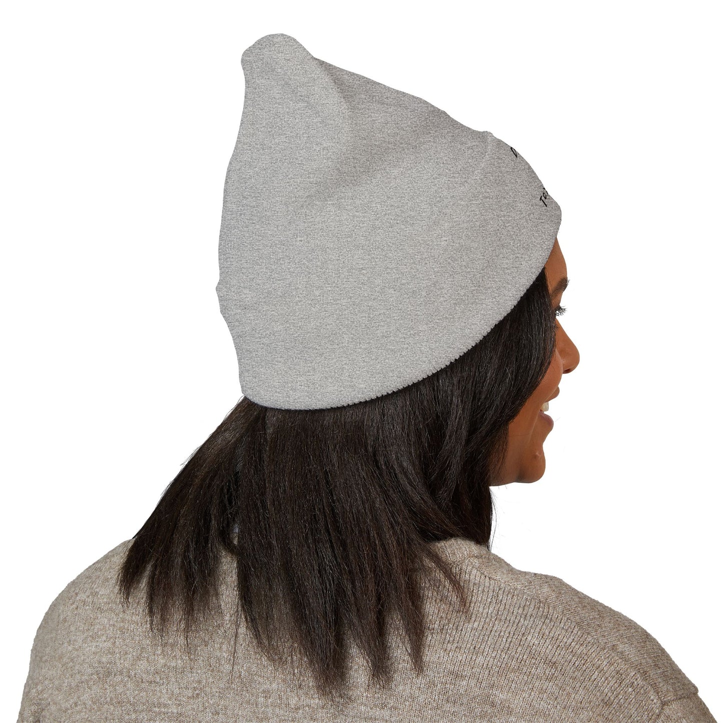 Z. Drip Drip Black Beanie (Embroidery)