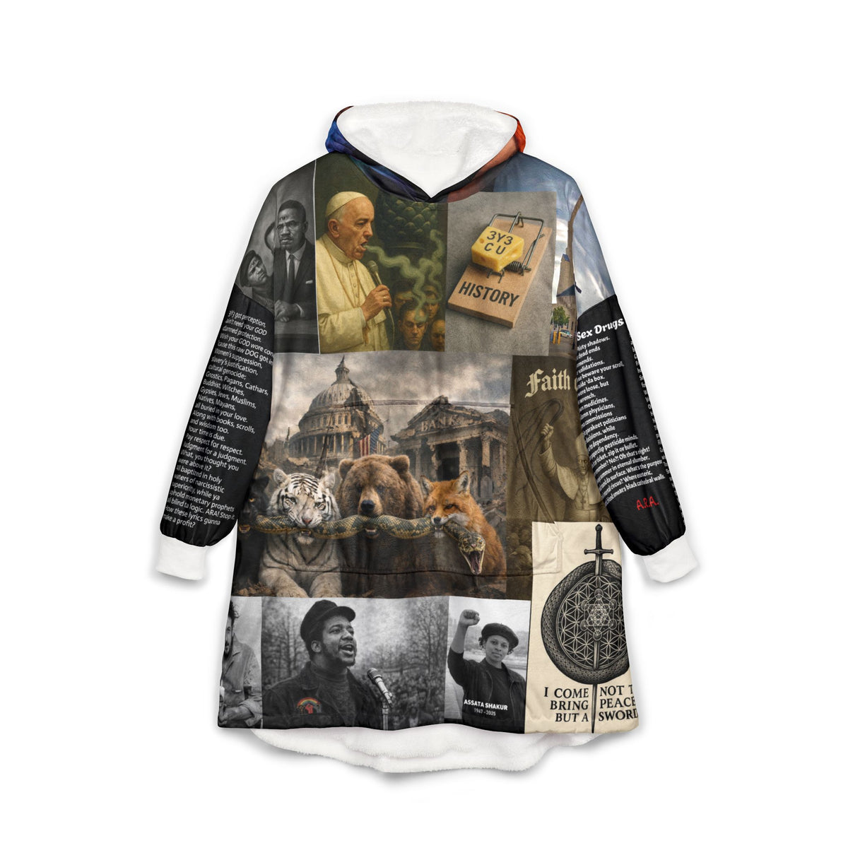 Poetic Silent Storm Hooded Blankie