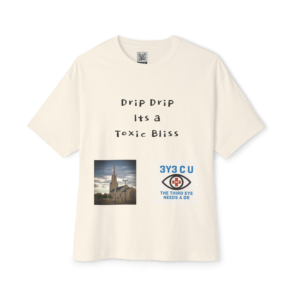 B. Doctrine Built on Bones Boxy Tee