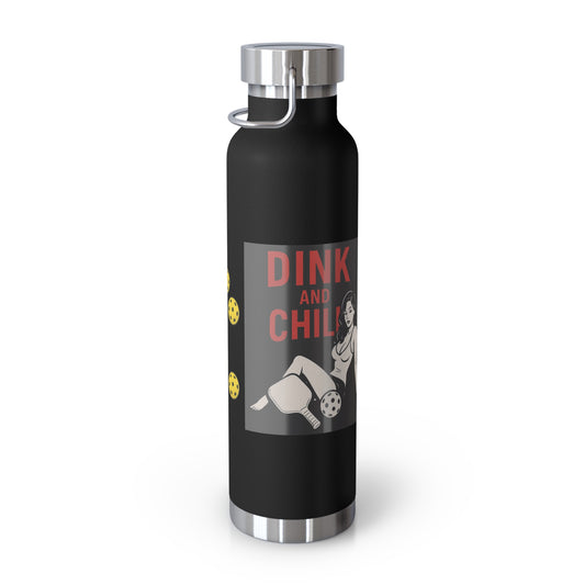 Dink and Chill One Copper Insulated Bottle, 22oz