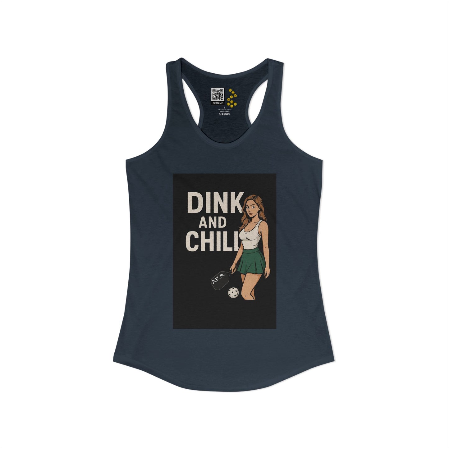 Dink and Chill Two Racerback Tank