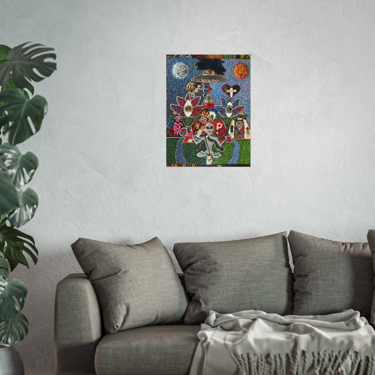 Alien Magician Art Posters