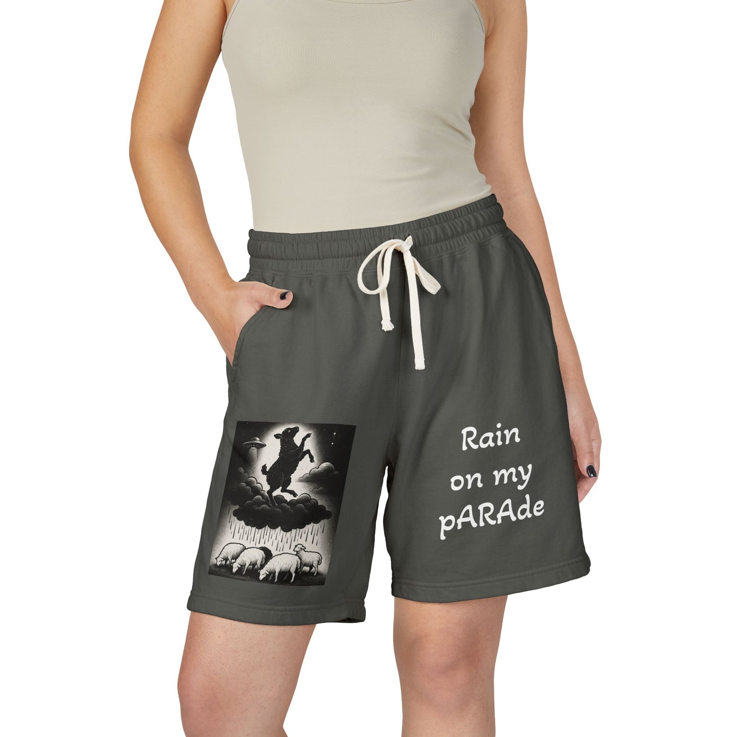 I. Rain on my Parade Lightweight Fleece Sweat Shorts