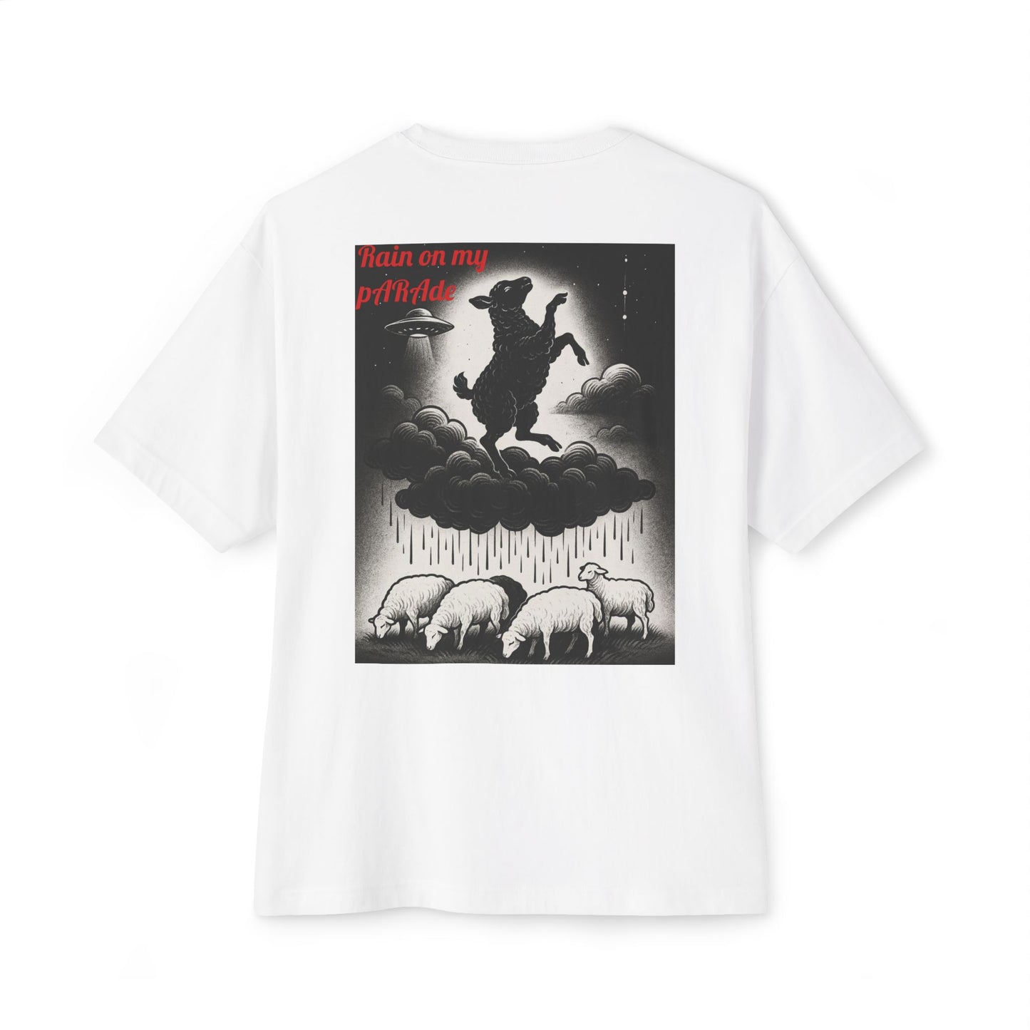 D. Rain On My pARAde Boxy Tee