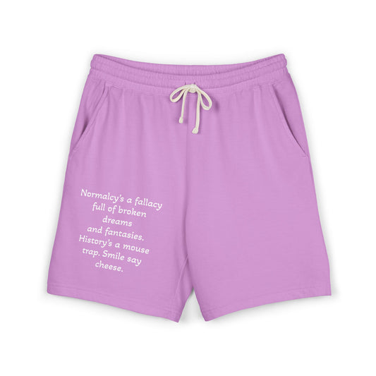 I. Normalcy's a Fallacy Lightweight Fleece Sweat Shorts