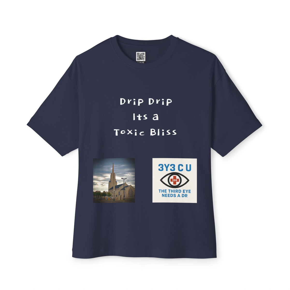 B. Doctrine Built on Bones Boxy Tee