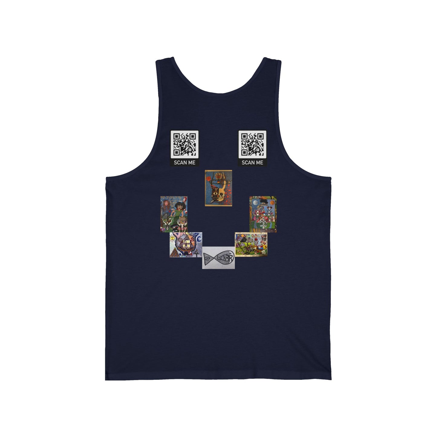 Smile, Say heART Unisex Tank