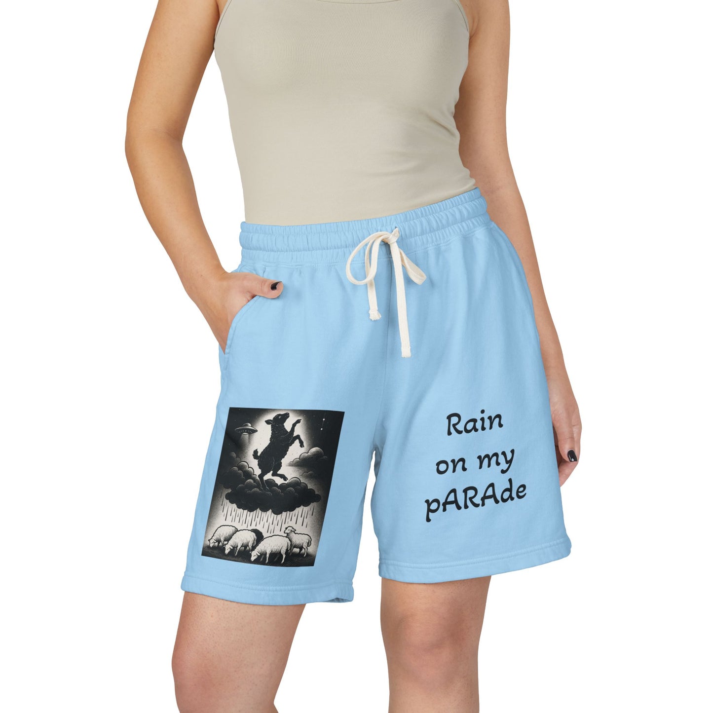 I. Rain on my Parade Lightweight Fleece Sweat Shorts
