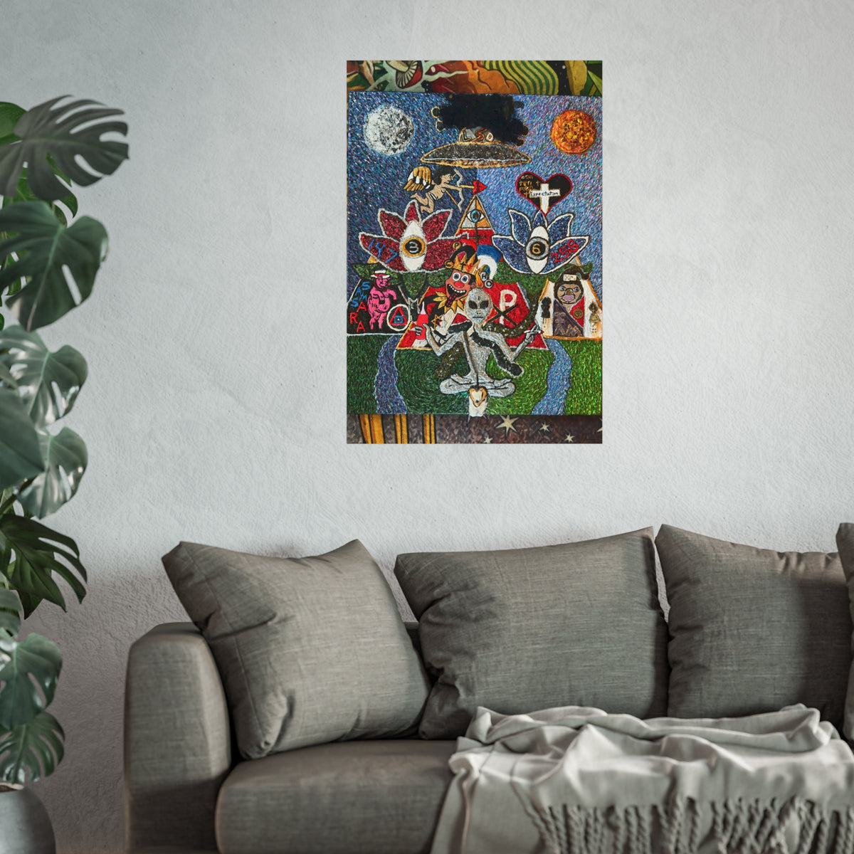 Alien Magician Art Posters