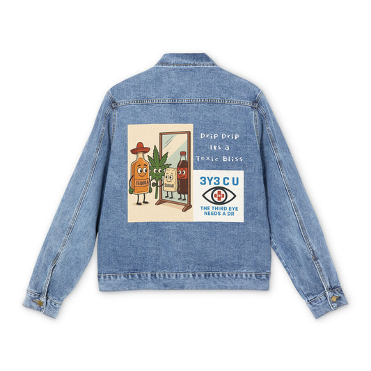 E. Pick Your Poison Denim Jacket