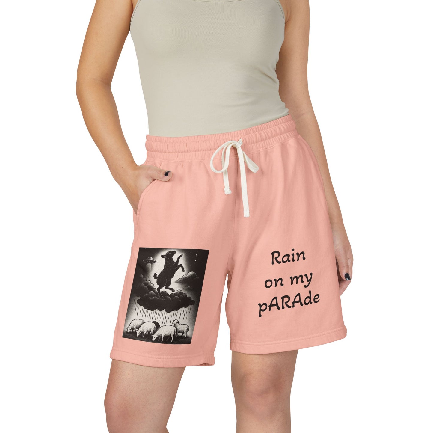 I. Rain on my Parade Lightweight Fleece Sweat Shorts