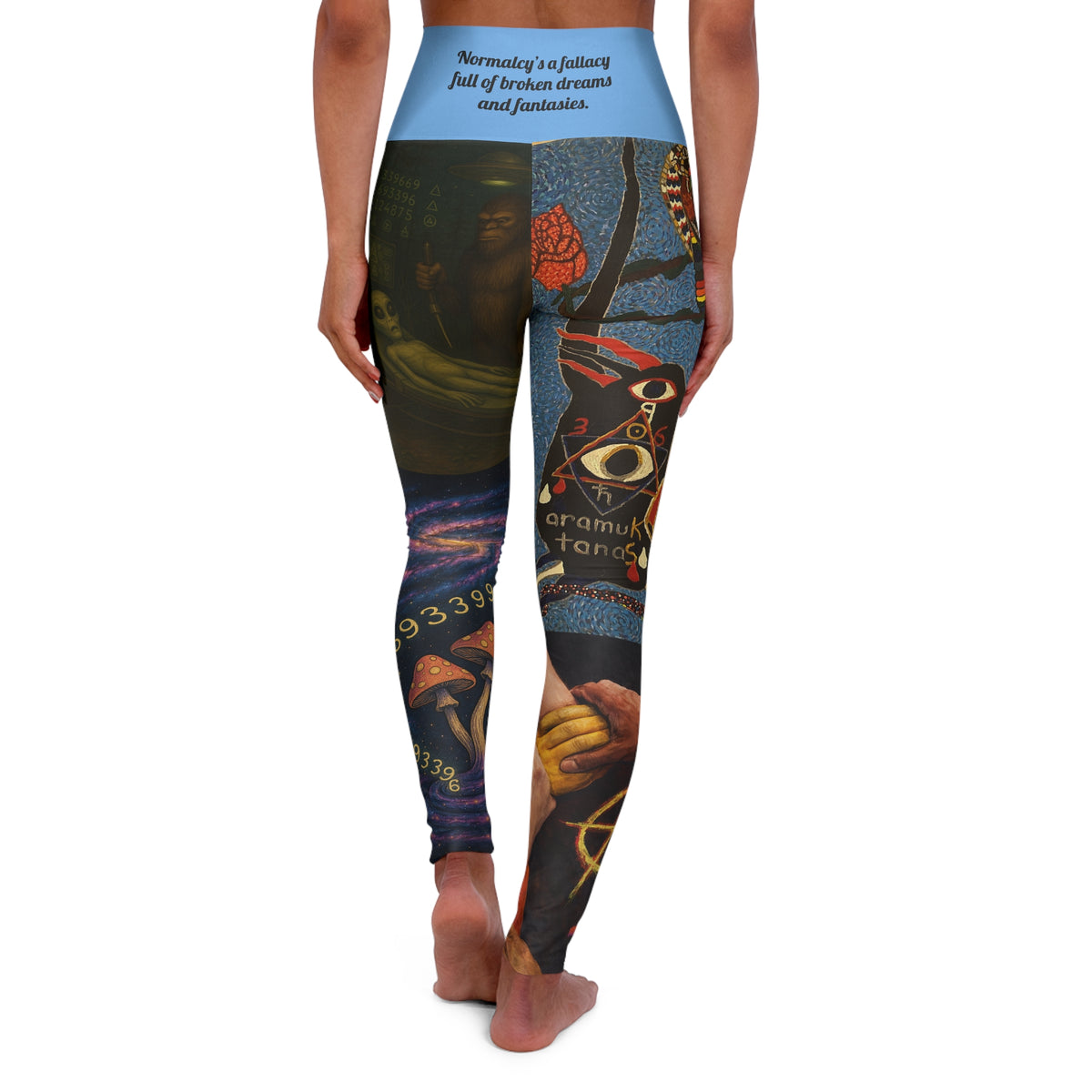 H. Ego Death Yoga Leggings