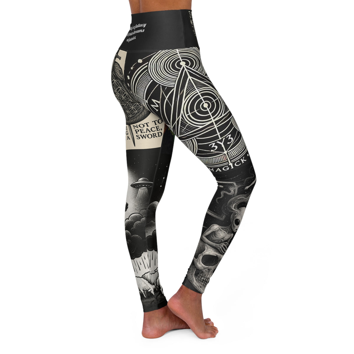 H. Rain On My pARAde Yoga Leggings