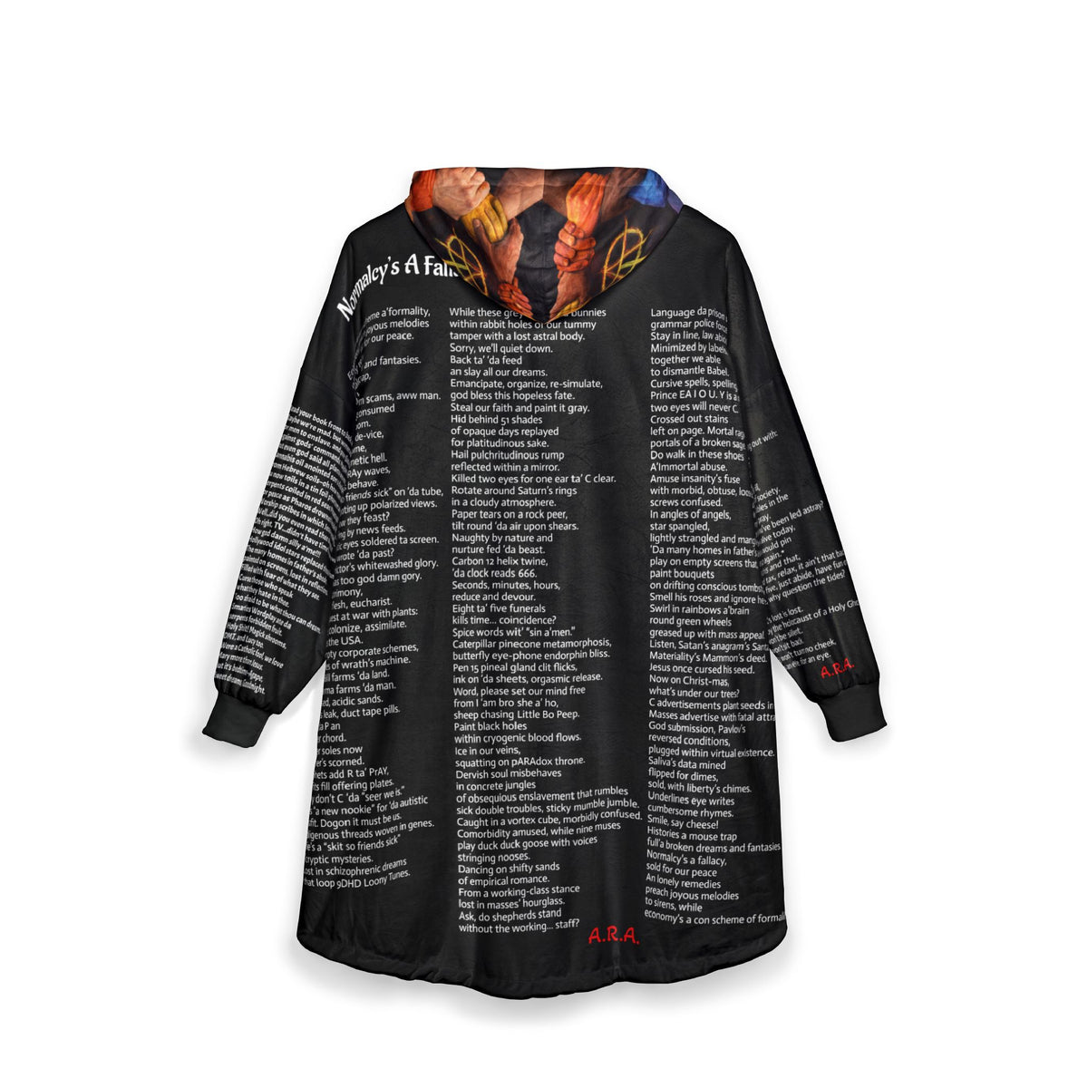 Poetic Silent Storm Hooded Blankie