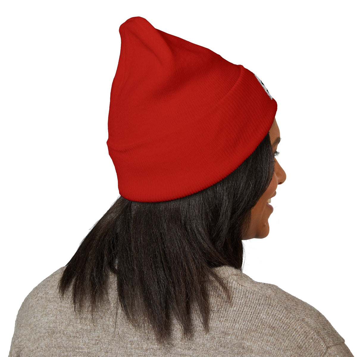 X. 3Y3 C U Red Beanie (Embroidery)