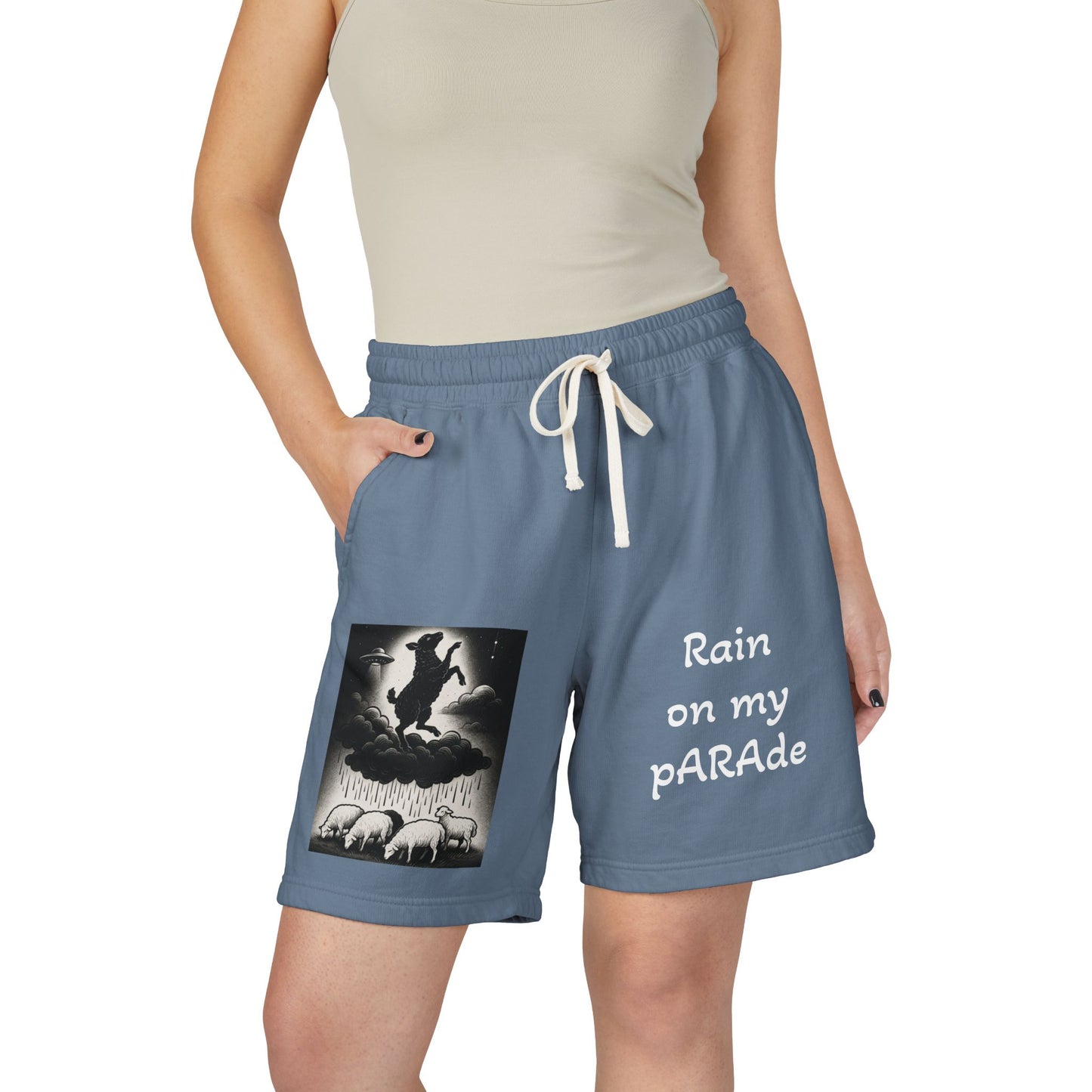 I. Rain on my Parade Lightweight Fleece Sweat Shorts