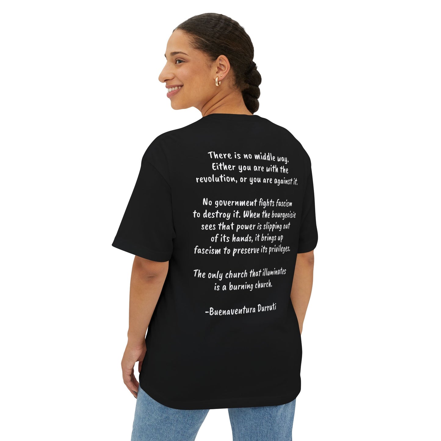 K. Buenaventura Durruti Boxy Tee