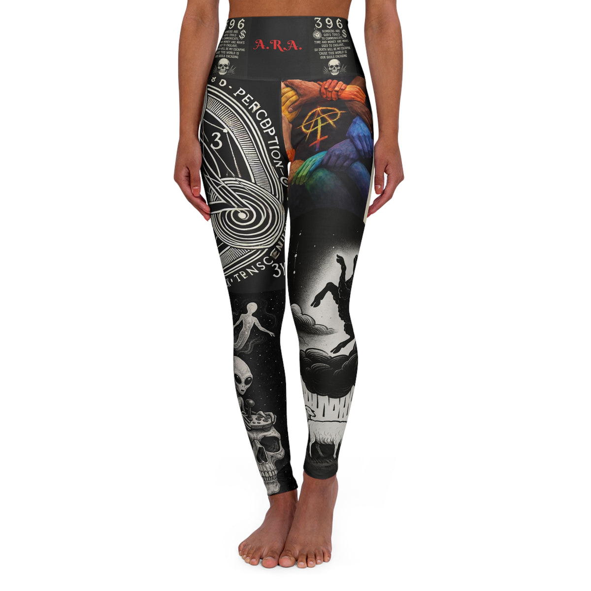 H. Rain On My pARAde Yoga Leggings
