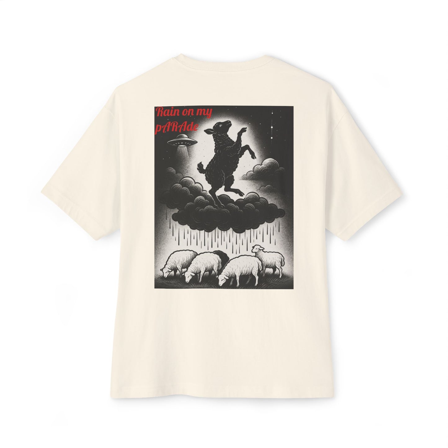 D. Rain On My pARAde Boxy Tee