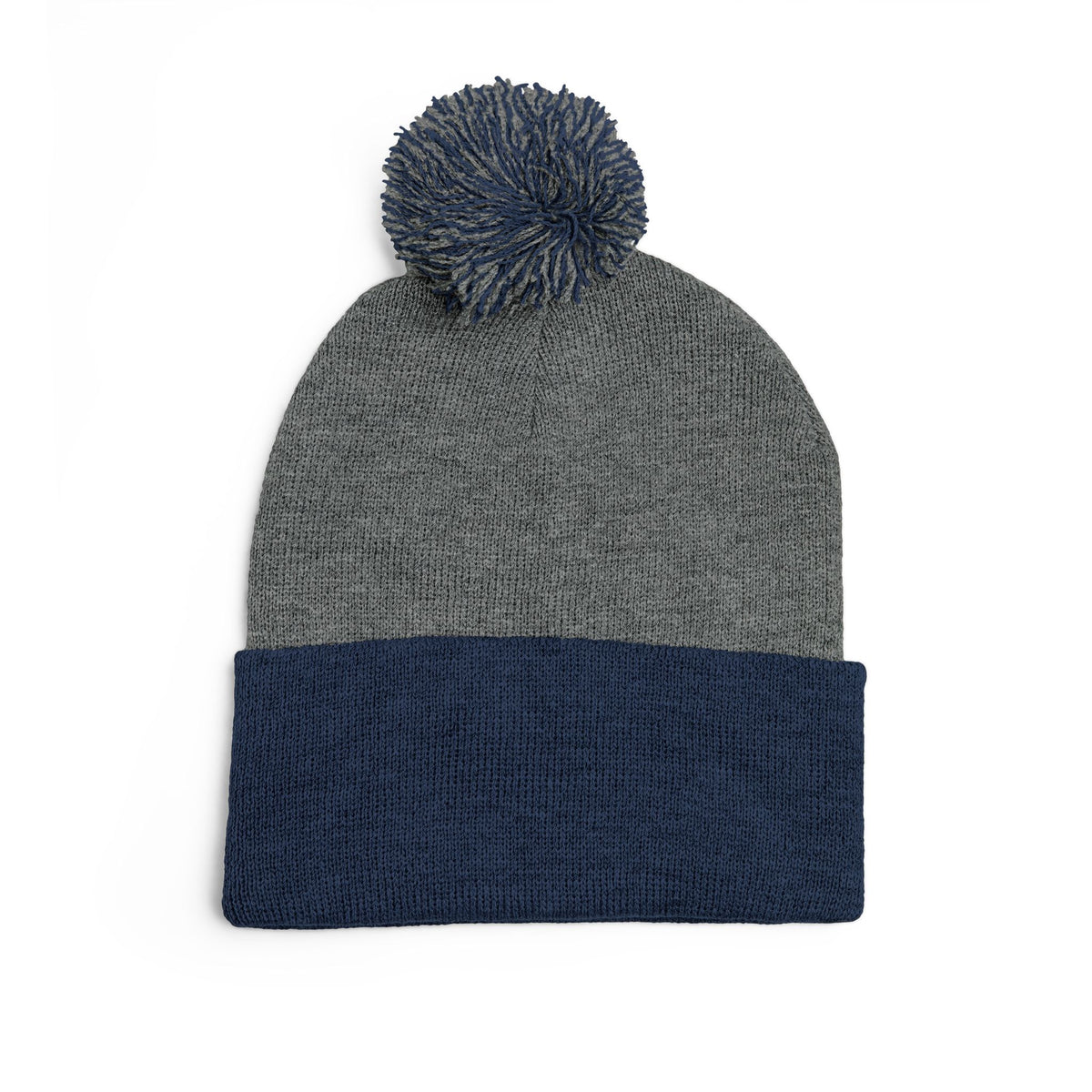 Z. Blue Normlacy's a Fallacy Pom-Pom Knit Cap