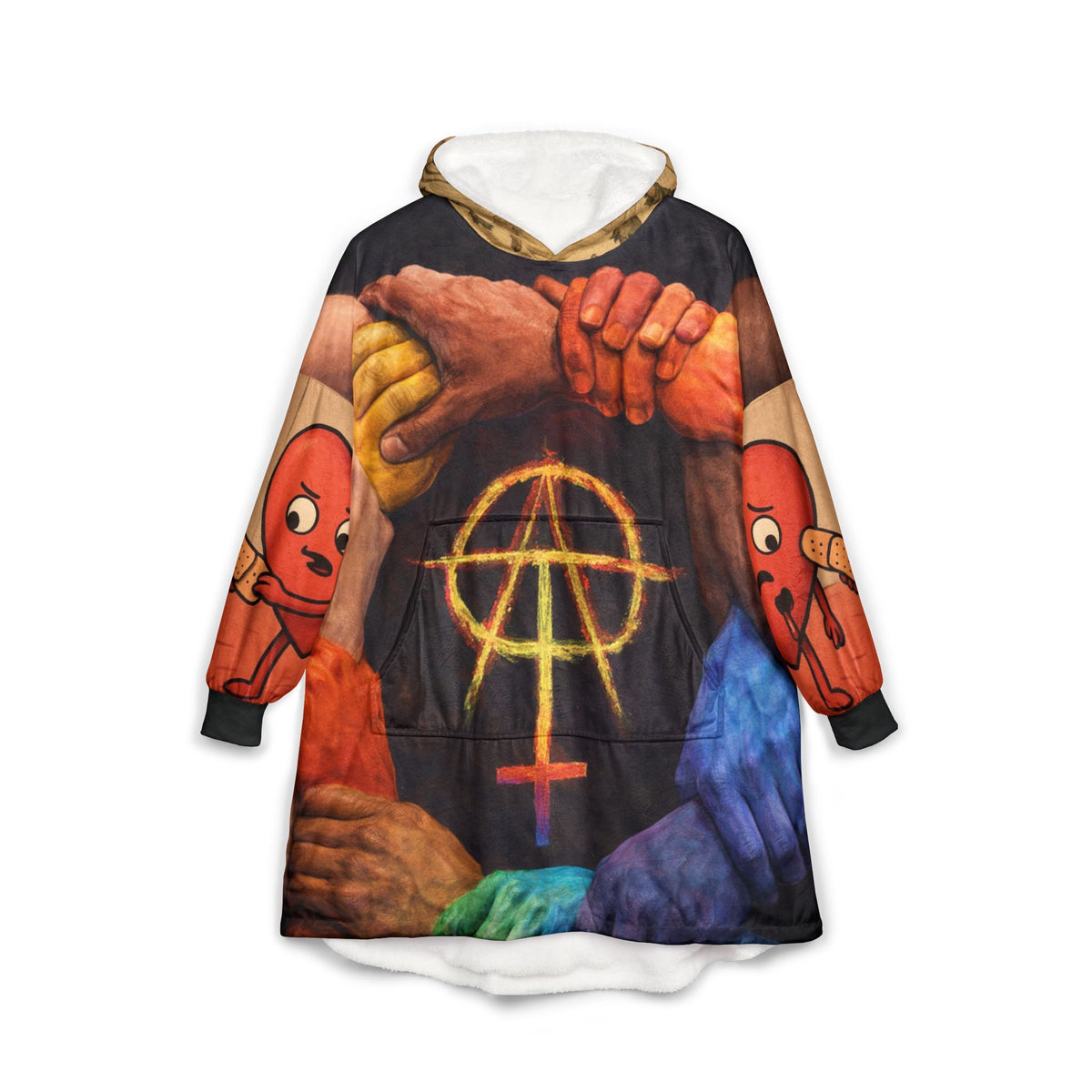 F. Love iS Dead Hooded Blanket