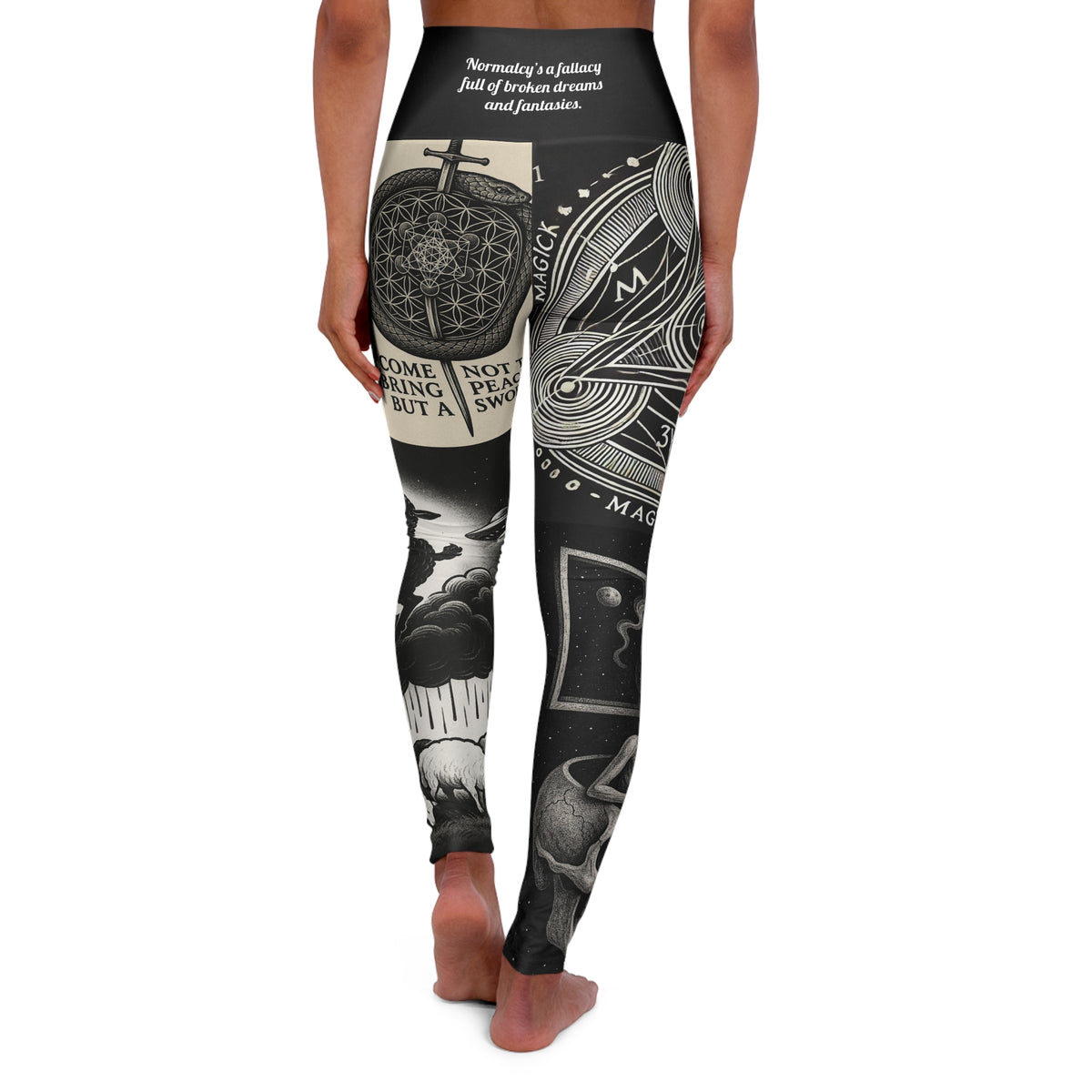 H. Rain On My pARAde Yoga Leggings