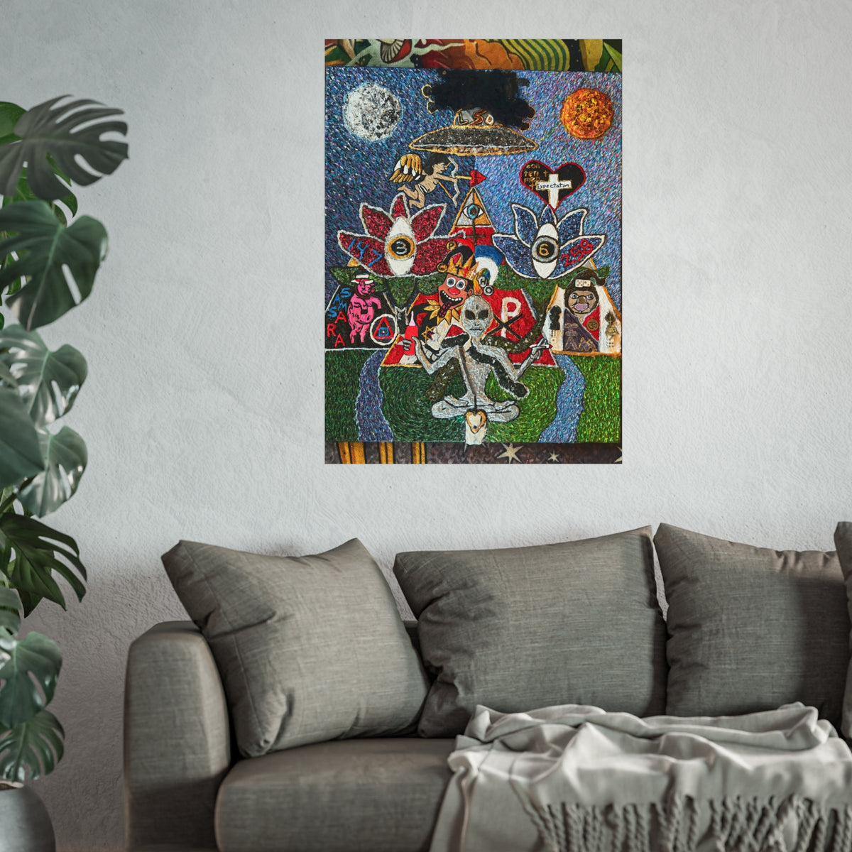 Alien Magician Art Posters