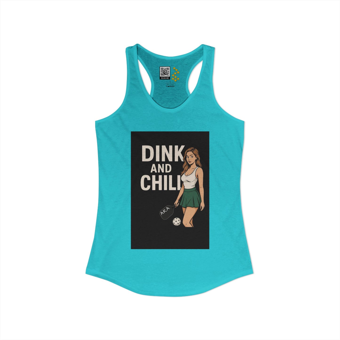 Dink and Chill Two Racerback Tank