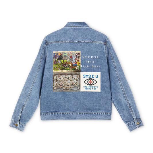 E. Kill the Church, Save the Man Denim Jacket