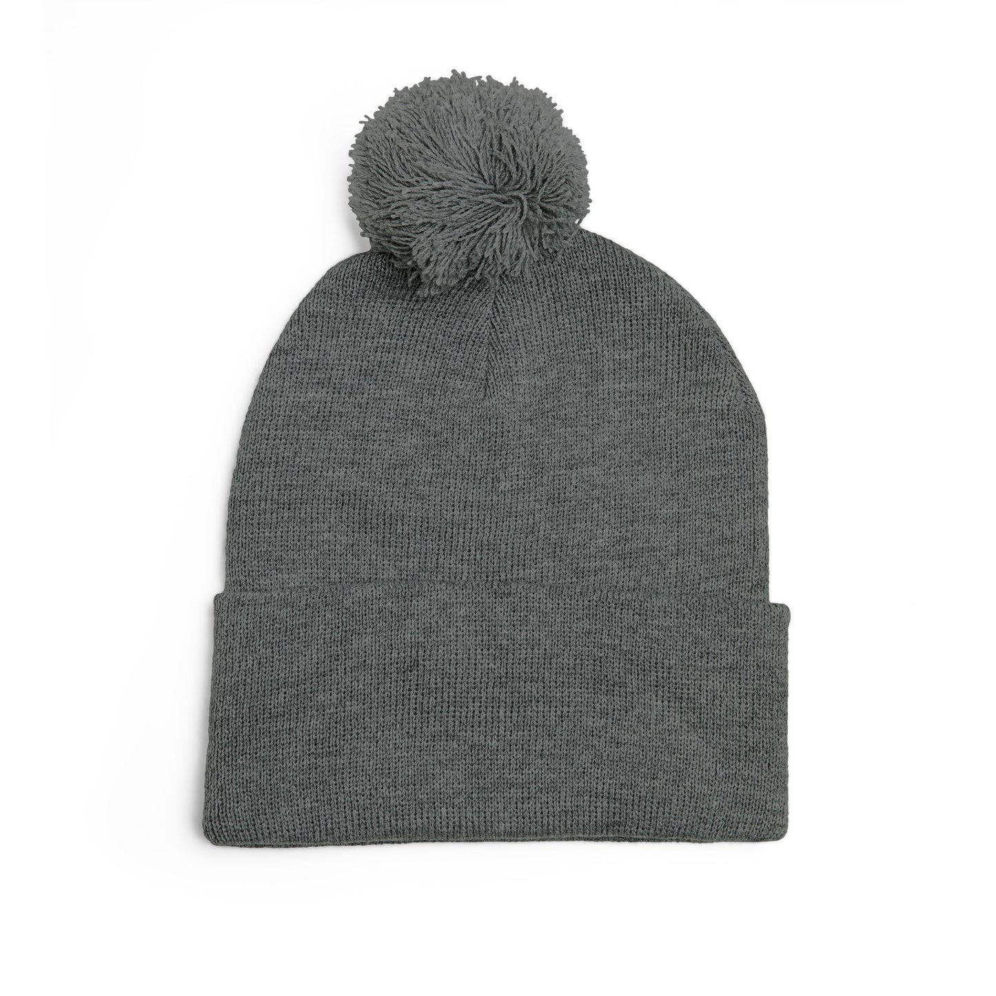 Y. Drip Drip White Pom-Pom Knit Cap (Embroidery)