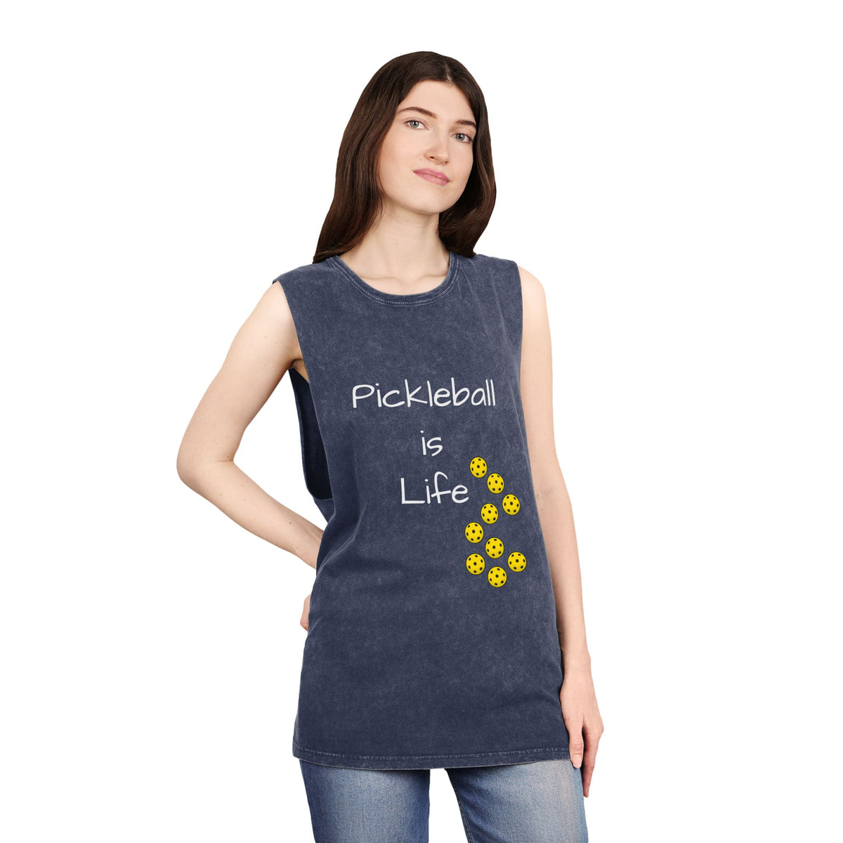 Dink and Chill One Stonewash Tank Top