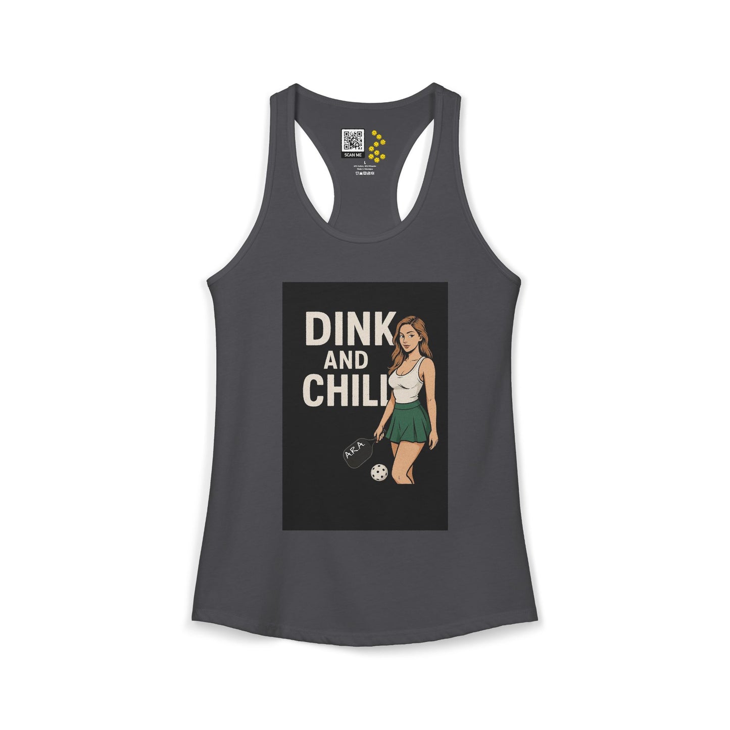 Dink and Chill Two Racerback Tank
