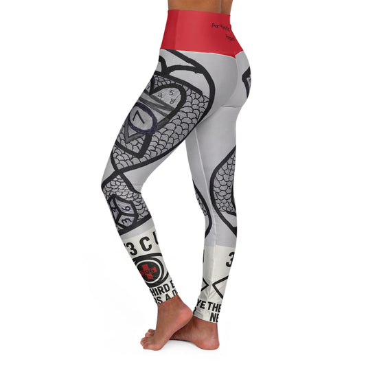 H. Loner Fish Yoga Leggings (AOP)