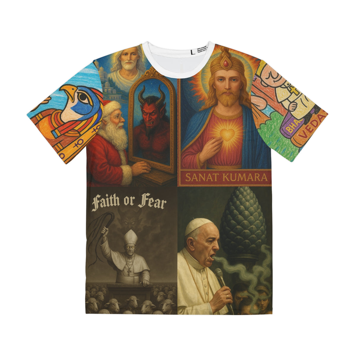 Santa, Satan, Sanat Tee
