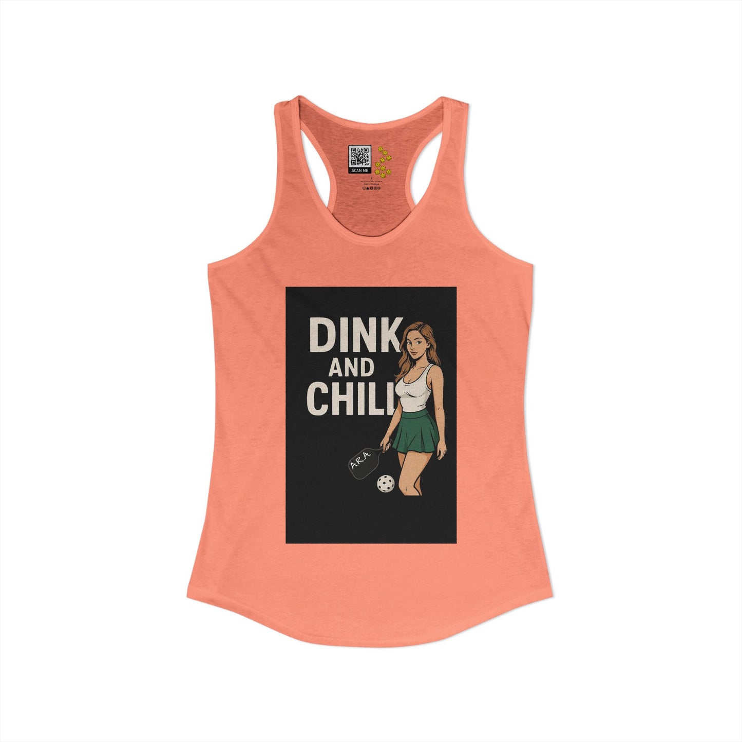 Dink and Chill Two Racerback Tank