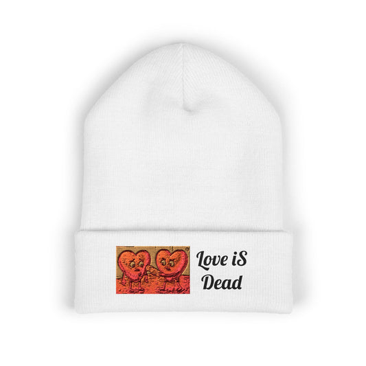 W. Black Love iS Dead Beanie