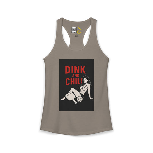 Dink and Chill One Racerback Tank