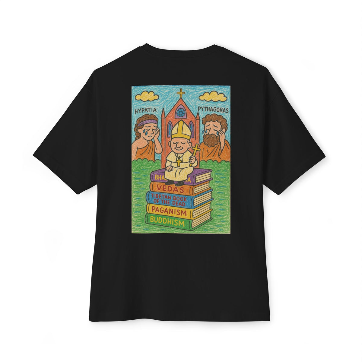 B. Doctrine Built on Bones Boxy Tee