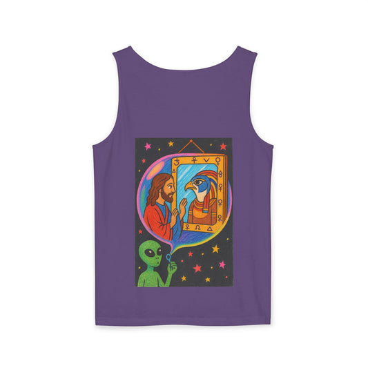 A. Jesus/Horus Mirror Tank Top