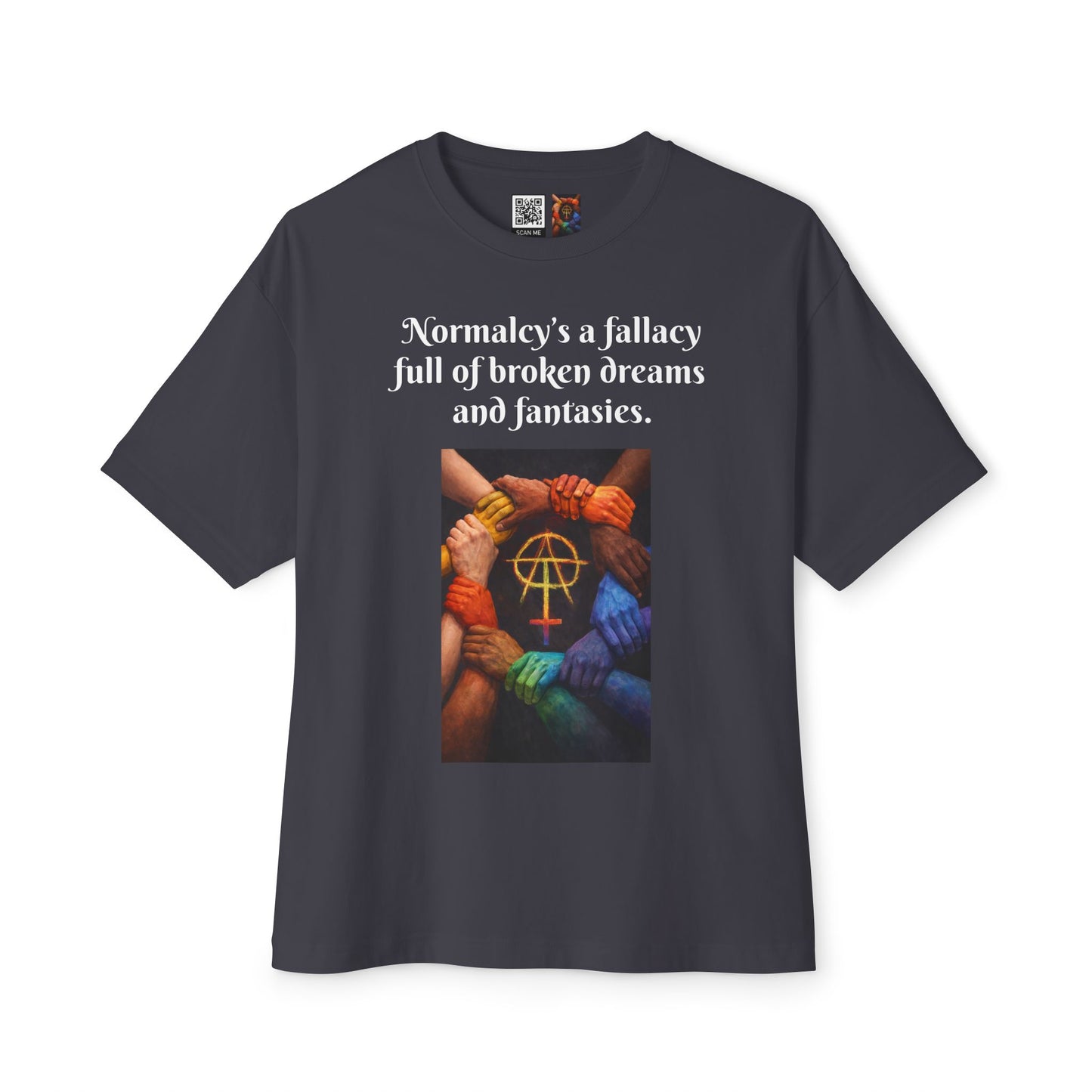 D. Rain On My pARAde Boxy Tee