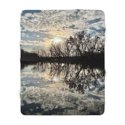 B. Rivers Stilled Reflection  Blanket