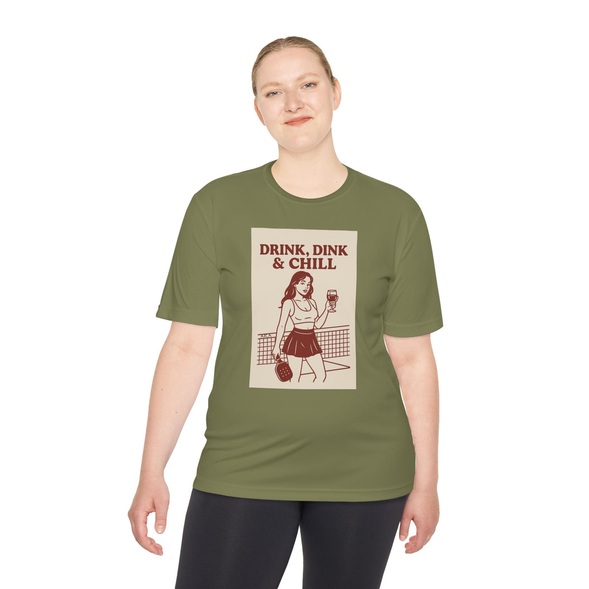 Drink, Dink, and Chill Wicking Tee