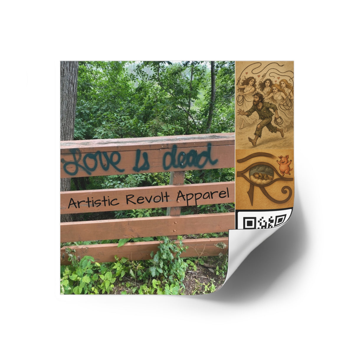 Love is Dead Stickers, Indoor\Outdoor