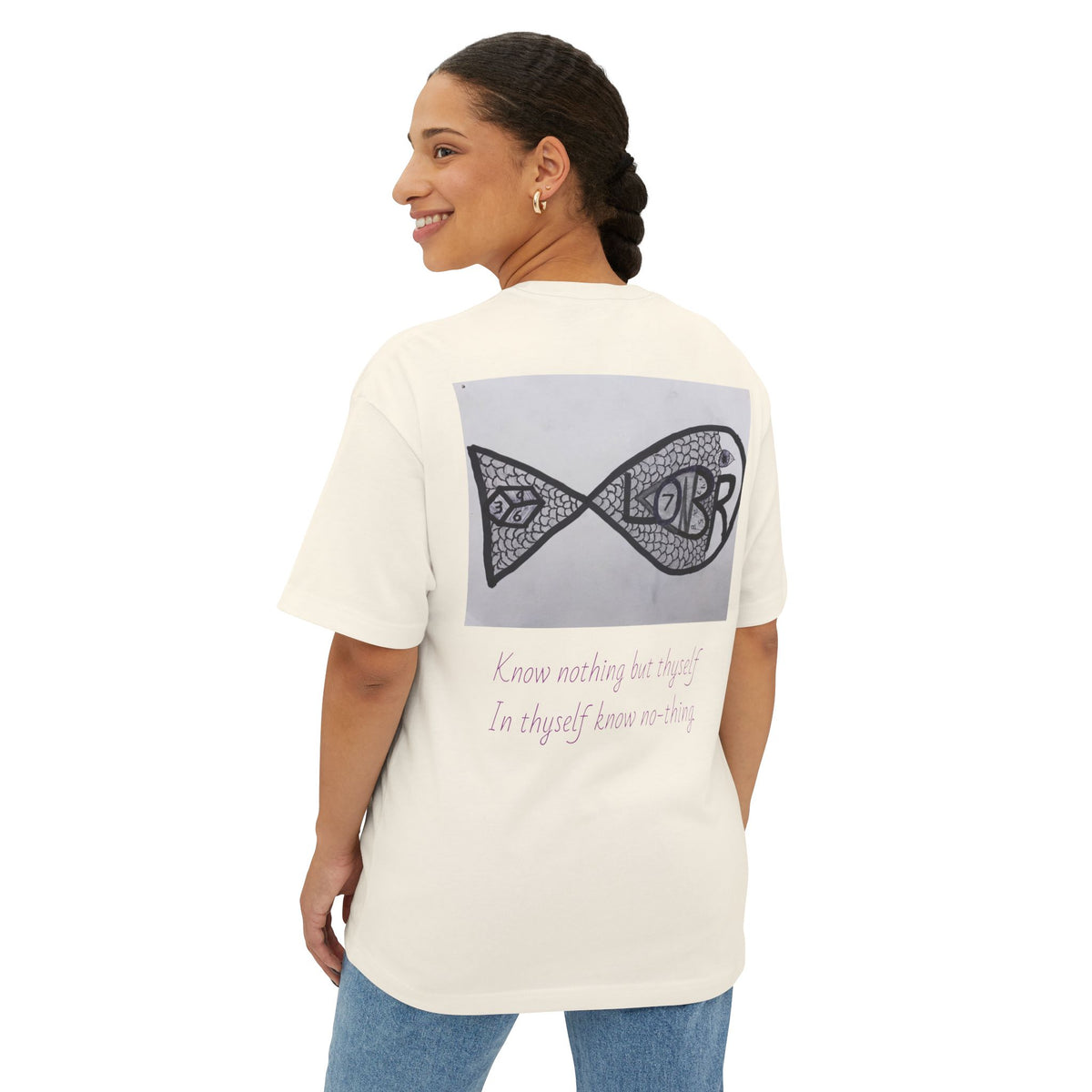 B. Loner Fish Boxy Tee