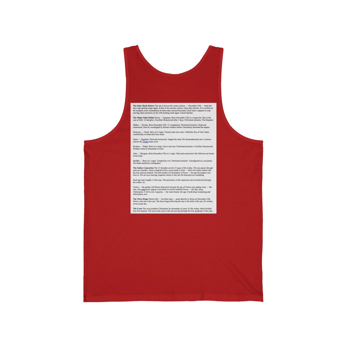Sun Religion Unisex Tank